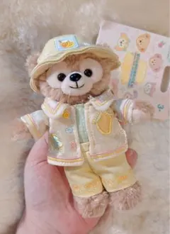 新作　上海ディズニー　サマーシリーズ　ダッフィーぬいぐるみキーチェーン