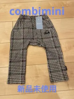 combimini グレンチェック柄パンツ 80サイズ 車刺繍付き 新品未使用