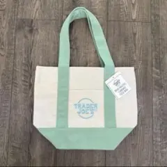 Trader Joe's トレジョ ミニトートバッグ　グリーン