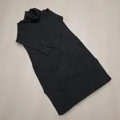 UNIQLO スフレヤーンタートルネックワンピース（長袖）Sサイズ