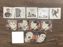 ハイキュー!! スクエアステッカー 烏野 まとめ売り