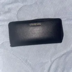 MICHAEL KORS 長財布 ブラック ラウンドファスナー
