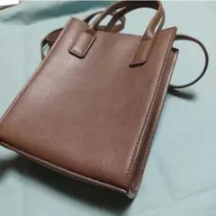 【未使用】サマンサモスモス　ブラウン ショルダーバッグ