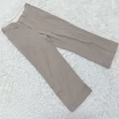 『45R』 (3) カジュアルストレートパンツ ワイドパンツ コットン100％