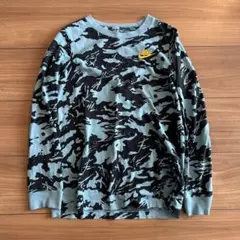 NIKE ナイキ　長袖Tシャツ　ロンT 迷彩　ブルー　140 150 M