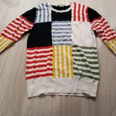BURBERRY マルチカラー ストライプ セーター