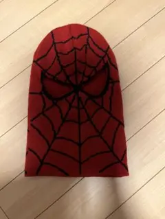 スパイダーマン ニット帽 赤