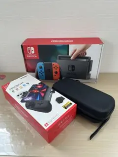 初代　Nintendo Switch 本体 グリップコントローラー ケース