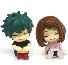 僕のヒーローアカデミア 肩ズン フィギュア 出久 お茶子 新品未使用 ガチャ