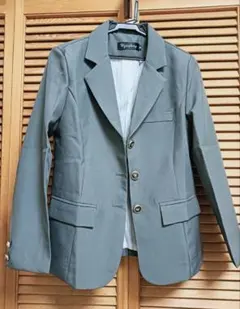 なんちゃって制服　ブレザー　グレー　M