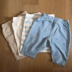 ハーフパンツ ズボン キッズ 4本 保育園 まとめ売り 80.90