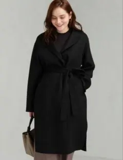 ユナイテッドアローズグリーンレーベル　リバーコート　サイズ34 ブラックネイビー