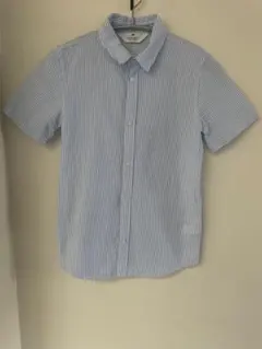 H&M 半袖ストライプシャツ 140cm