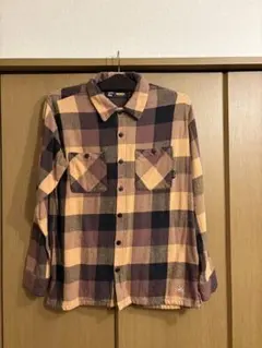 bluco ブルコチェック柄 長袖ネルシャツ