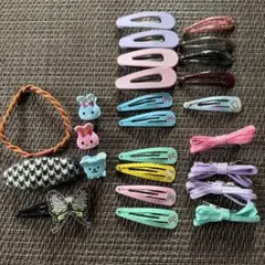 キッズ ヘアアクセサリー まとめ売り ヘアピン ヘアゴム