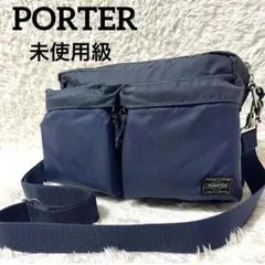 ✨未使用級✨PORTER フォース ショルダーバッグ ネイビー 男女兼用