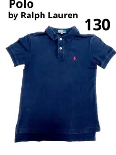 Ralph Lauren ラルフローレン　キッズ半袖ポロシャツ 130　ネイビー