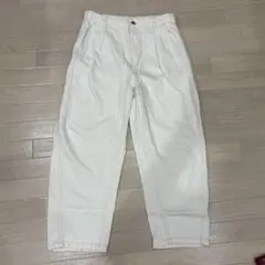 GU 白 デニム メンズ Mサイズ