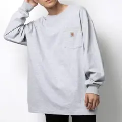 carhartt オーバーサイズ/ロンＴ/無地Ｔ　ユニセックス