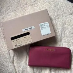 MIU MIU 長財布 ピンクのサムネイル