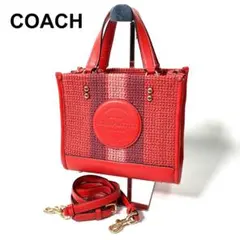 美品 COACH コーチ デンプシー トートバッグ 22 2way