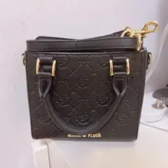 Maison de FLEUR モノグラムミニショルダーバッグ
