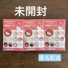 ハローキティ 刺繍缶バッジ 3パックセット