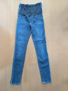 ユニクロ マタニティ スキニーデニムパンツ ブルー