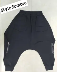 訳有】ゴムオム gomme homme 変形サルエルパンツ ブラック - メルカリ