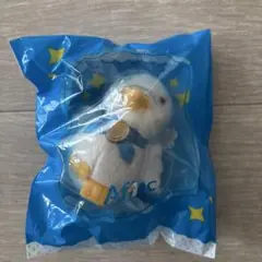 アフラック ぬいぐるみ ホワイト/ブルー