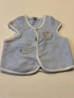 Babygro familiar 水色 ベビーベスト 70-85