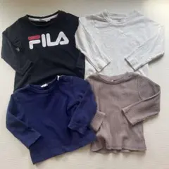 90センチ　長袖シャツ　ロンT 4枚セット