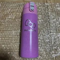 ハローキティ　ロック付き　ワンプッシュステンレスマグボトル