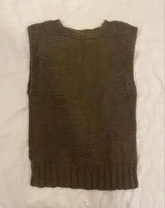 【雰囲気系】30s40s A.R.C アメリカンレッドクロス ニットベスト OD