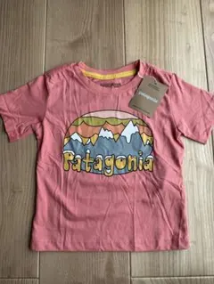【新品未使用】パタゴニア キッズ ベビー Tシャツ ピンク 2歳 2Tのサムネイル