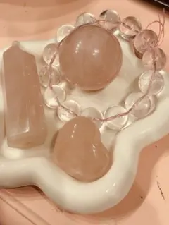 ローズクォーツ 4点セット♡