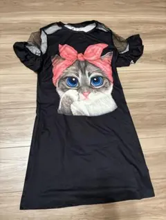 シーイン　ねこワンピースのサムネイル