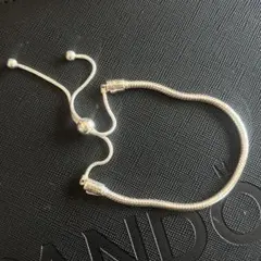 値下げしました PANDORA ブレスレット ※林檎・オラフチャームは付き 