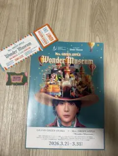 ミセス Wonder Museum OSAKA チケット 入場者特典ステッカー