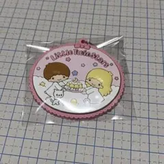 リトルツインスターズ オーロラレトロラバーチャーム　キキララめじるしアクセサリー