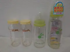 ピジョン　母乳実感　ChuChuBaby　ガラス製哺乳瓶　出産準備