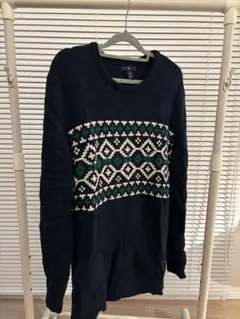 Gap ネイビー フェアアイル柄 ニットのサムネイル