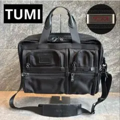 極美品トゥミアルファエクスパンダブル 2way 黒　 26145dh TUMI ALPHA（アルファ） ダブル・エクスパンション・ダッフル