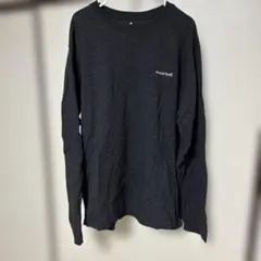 mont-bell XL ダークグレー 長袖カットソー