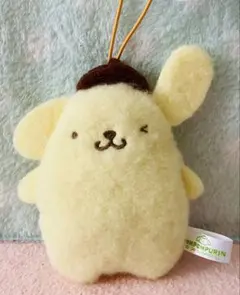 サンリオ　ふわもこワッペンこれくしょんマスコット【ポムポムプリン】