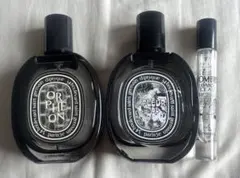 diptyqueオルフェオン、フルールドポー、ロンブルダンロー空き瓶セット