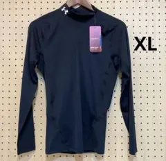 メンズヒートギアコンプレッション長袖モックシャツ XL（1369606）