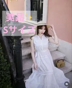 【美品】herlipto Scala Lace-Trimmed Dress