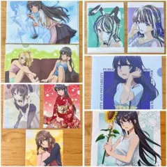 青春ブタ野郎はバニーガール先輩の夢を見ない 青ブタ　クリアファイル　8種　まとめ