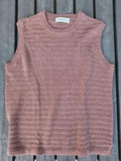 UNITED ARROWS GREEN LABEL　ベスト　ブラウン